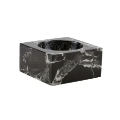 Marble Square Black Zebra Bowl