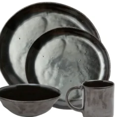 Marcus Stoneware Black Dinnerware