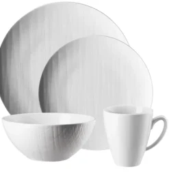 Mesh Dinnerware White