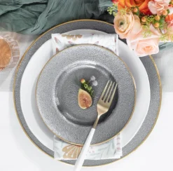 Metallic Glass Charger - Slate