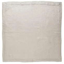 Metallic Linen Napkin Natural Silver Set of 4