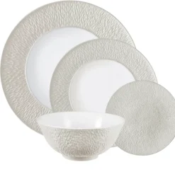 Mineral Irise Dinnerware Pearl Grey