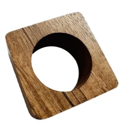 Mocha Napkin Ring Brown Set of 4