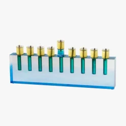 Modern Acrylic Oil Menorah