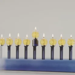 Modern Acrylic Oil Menorah