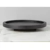 Modern Lazy Susan Black - Large