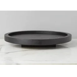 Modern Lazy Susan Black - Large