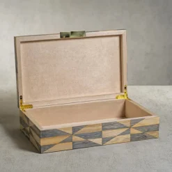 Monarch Box With Brass Trim