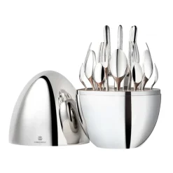 Mood Silver Plated Flatware 24 Piece Set