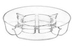 Multi Platter Server | Clear Glass