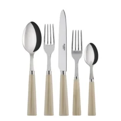 Nature Faux Horn Flatware 5 Piece Setting