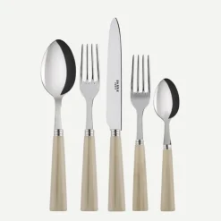 Nature Faux Horn Flatware 5 Piece Setting