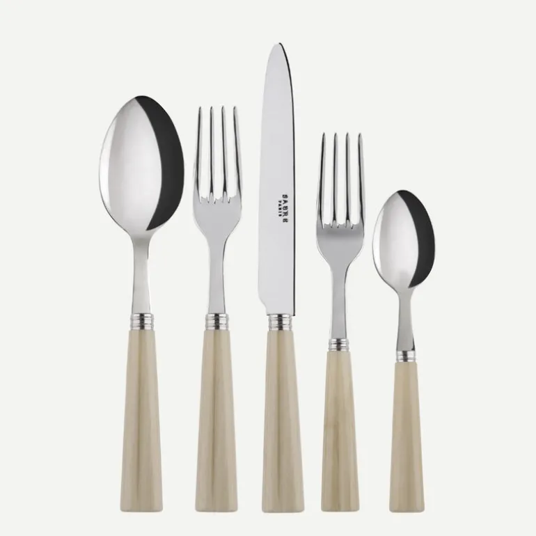 Nature Faux Horn Flatware 5 Piece Setting