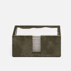 Nelson Vellum Grey Cocktail Napkin Holder