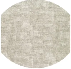 New Luster Elliptic Placemat - Granite Set/4