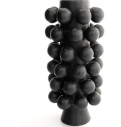 Nimbus Tall Vase - Onyx