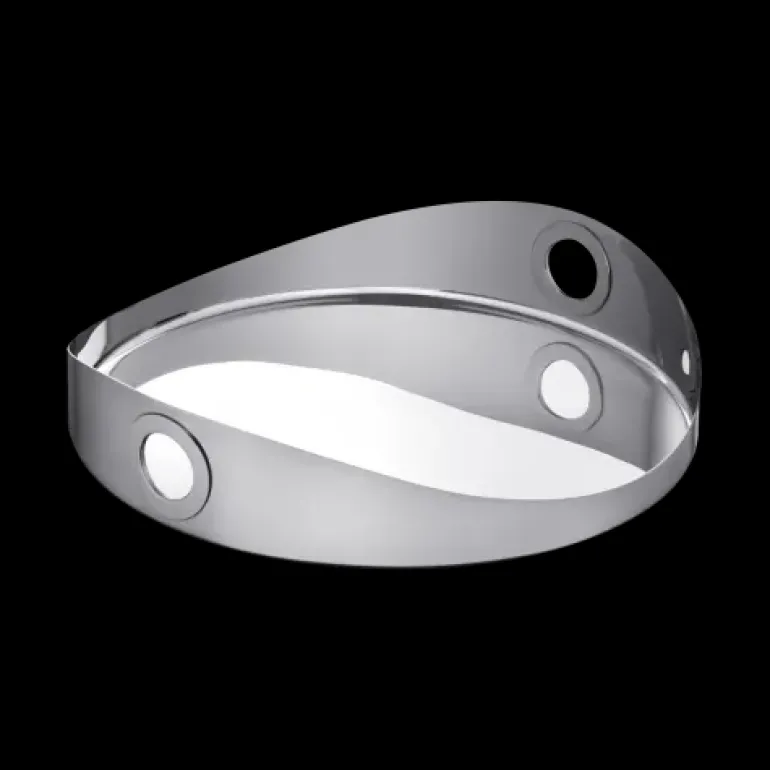 Oh De Stainless Steel Round Tray