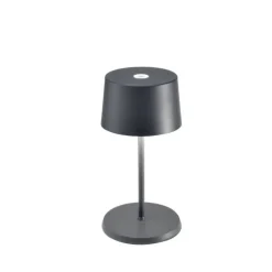 Olivia Mini Table Lamp - Dark Grey