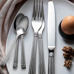 Osiris Christofle Stainless Steel Flatware 5 Piece Setting