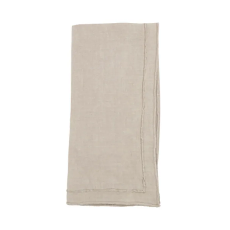 Overlock Stonewash Border Napkin