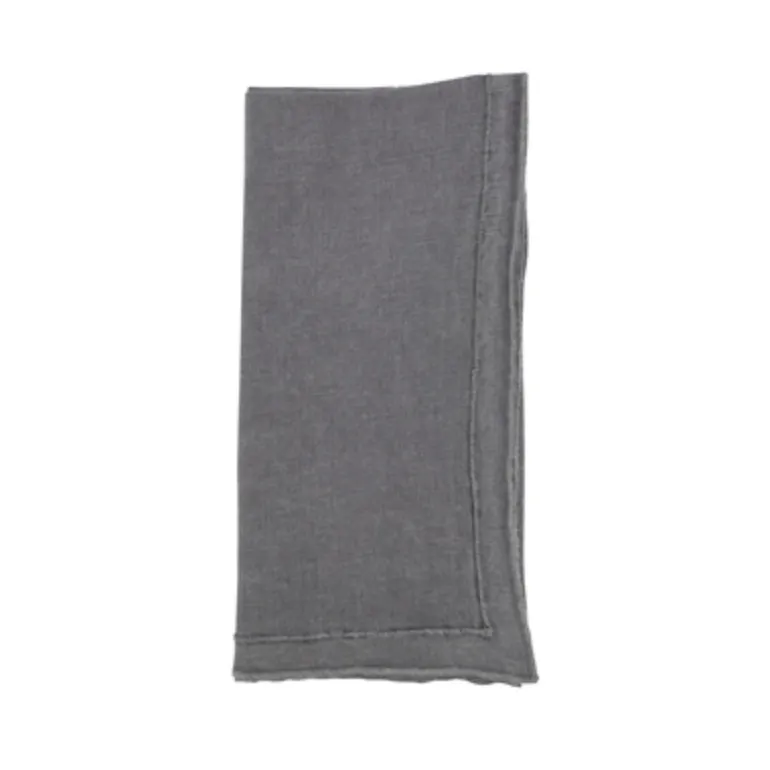Overlock Stonewash Border Napkin
