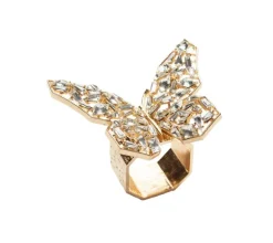Papillon Butterfly Napkin Ring Boxed Set of 4