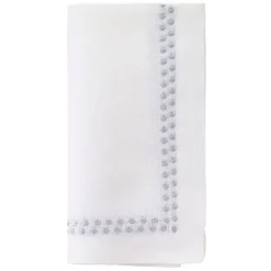 Pearls Napkin Silver Set of 4