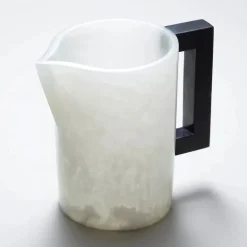 Pearl's Pitcher White with Charcoal Handle