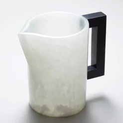 Pearl's Pitcher White with Charcoal Handle