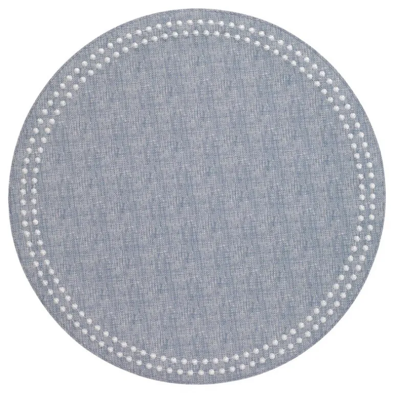 Pearls Round Placemat Set of 4