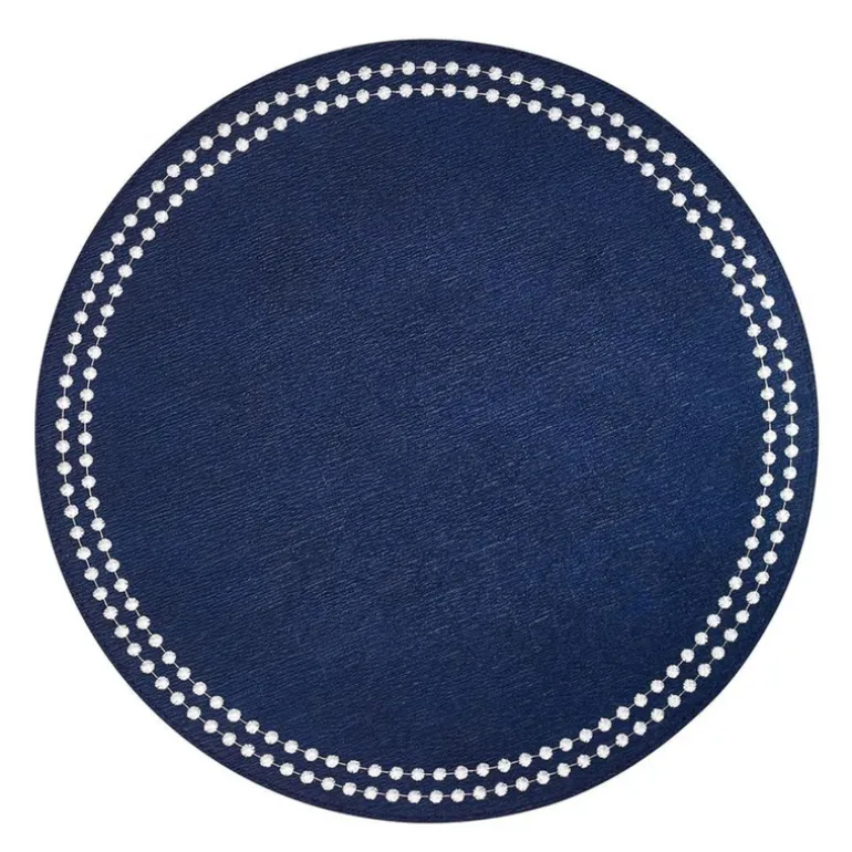 Pearls Round Placemat Set of 4
