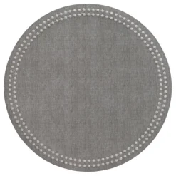 Pearls Round Placemat Set of 4