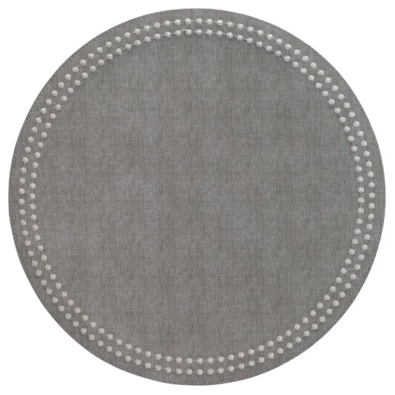 Pearls Round Placemat Set of 4