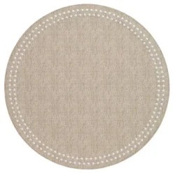 Pearls Round Placemat Set of 4