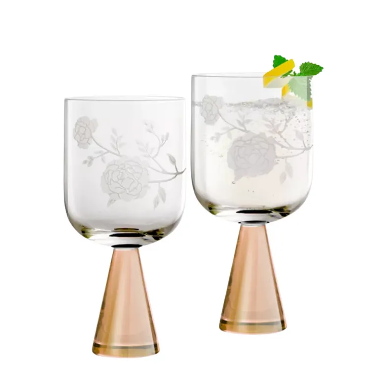 Peony Goblet Set of 2