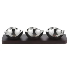 Petal Dip Bowl Set with Tray