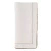 Picot Napkin White & Beige Set of 4