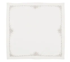 Pin Dot Napkin White, Natural & Gray Set of 4