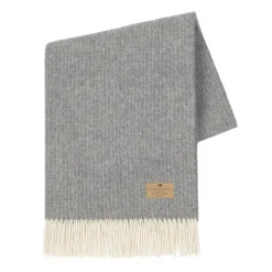 Pinstripe Cashmere Throw