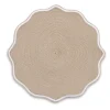 Piped Oxford Placemat Ivory Dust Set of 4