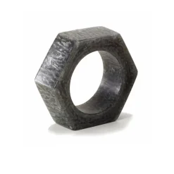 Piper Napkin Ring Grey Set of 4