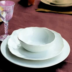 Plume White Dinnerware Pearl