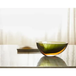 Pluto Green & Orange Bowl