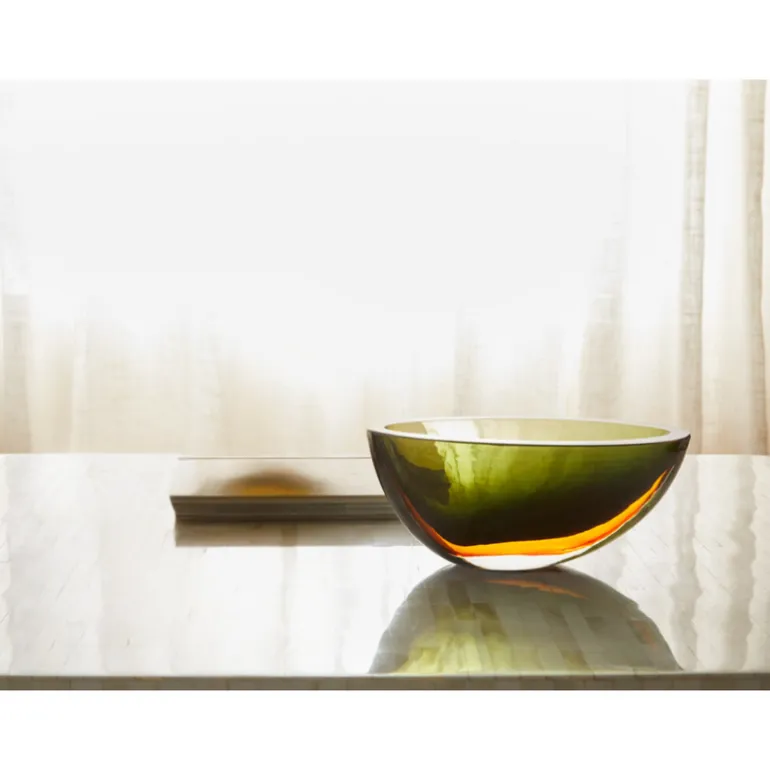 Pluto Green & Orange Bowl