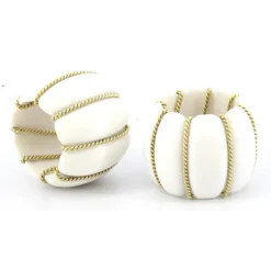 Pumpkin Napkin Ring Set of 4