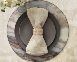 Radiant Napkin Ring Iridescent Set of 4