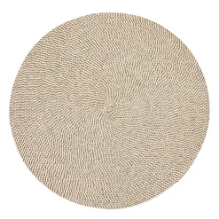 Rattan Round Weave Placemat Set of 4 - Slate