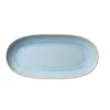 Reactive Glaze Melamine Blue - Oval Appetizer Tray