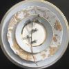 Recamier Grey & Gold Dinnerware