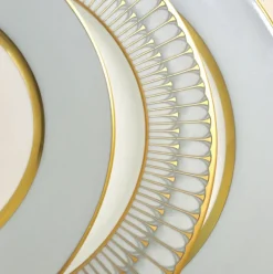 Recamier Grey & Gold Dinnerware